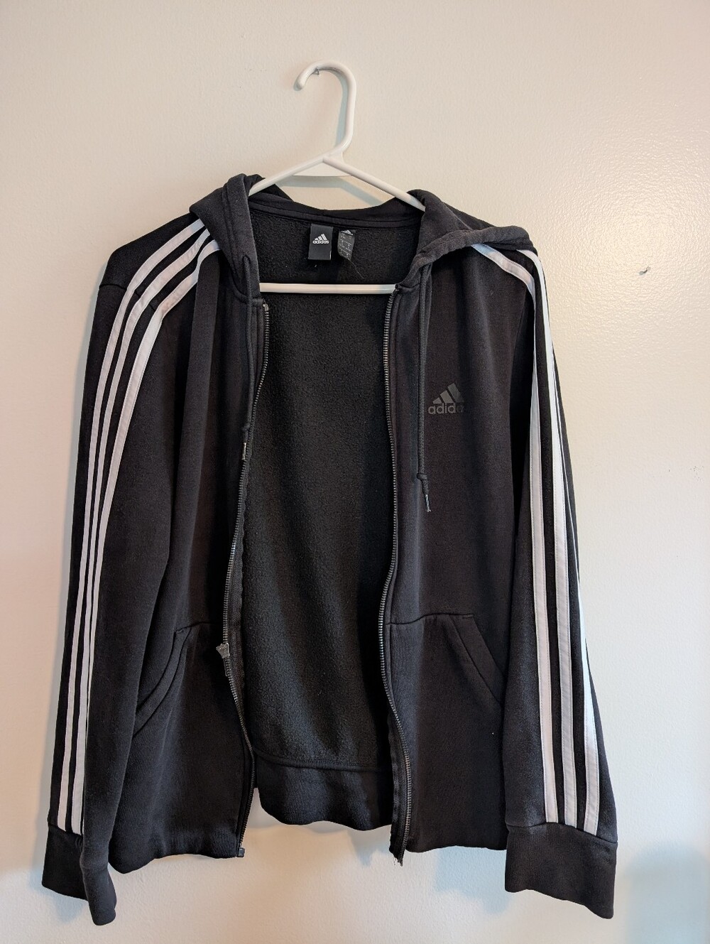 adidas Black Zip Hoodie